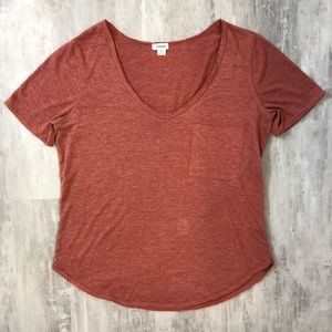 Cinnamon colored pocket T- Shirt from Garage